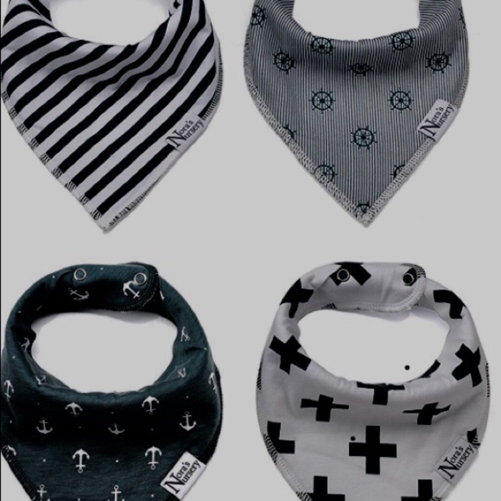 Nora’s bandana bibs
